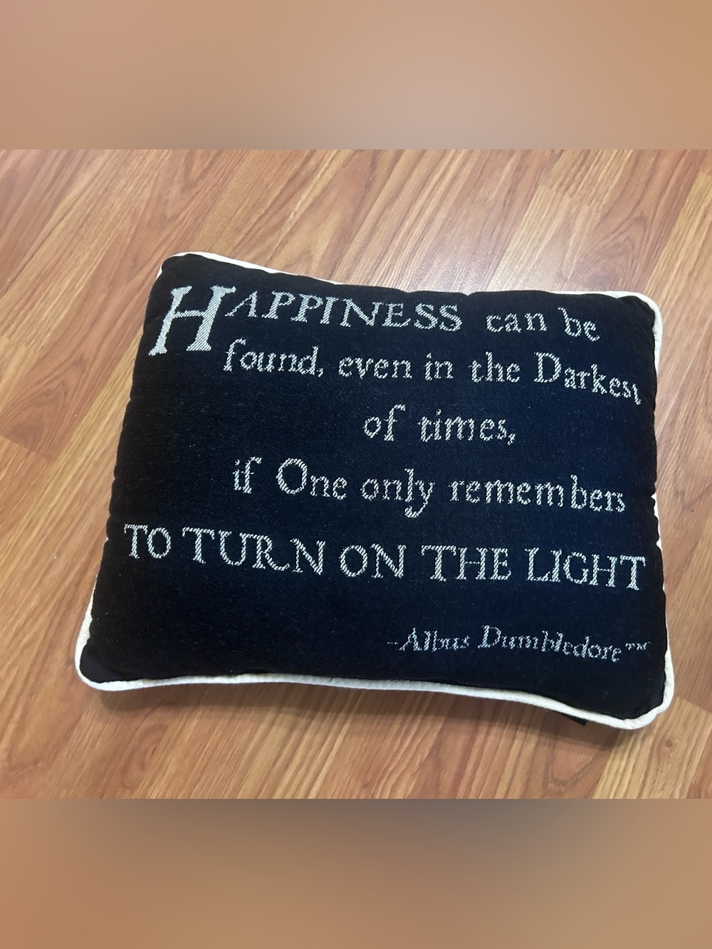 Harry Potter Albus Dumbledore Quote Decorative Pillow